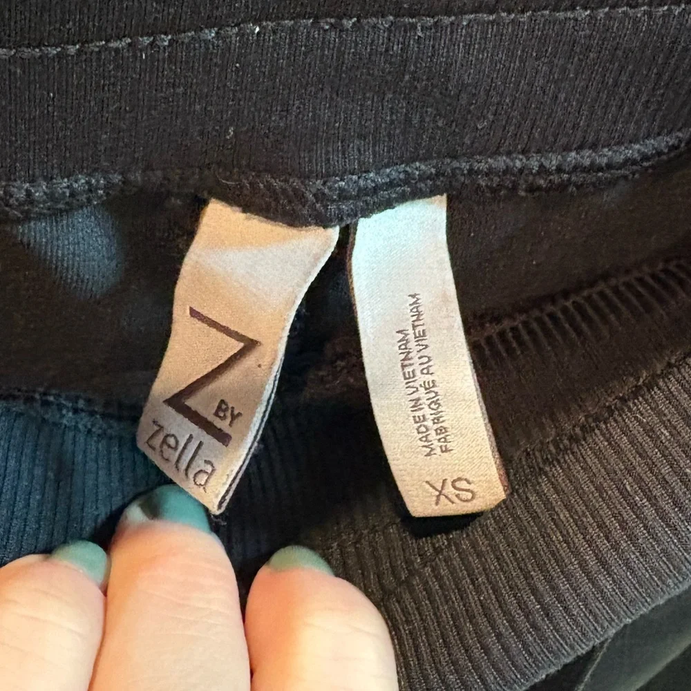 Z By Zella Women’s Black Active Wear Drawstring Joggers Size XS